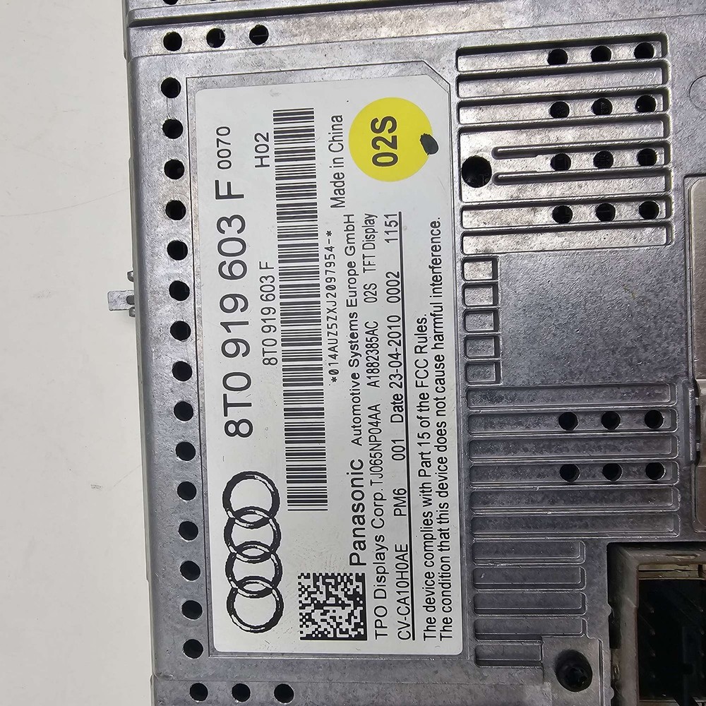 2007-2016 Audi A5 Info-GPS Screen 8T0919603F