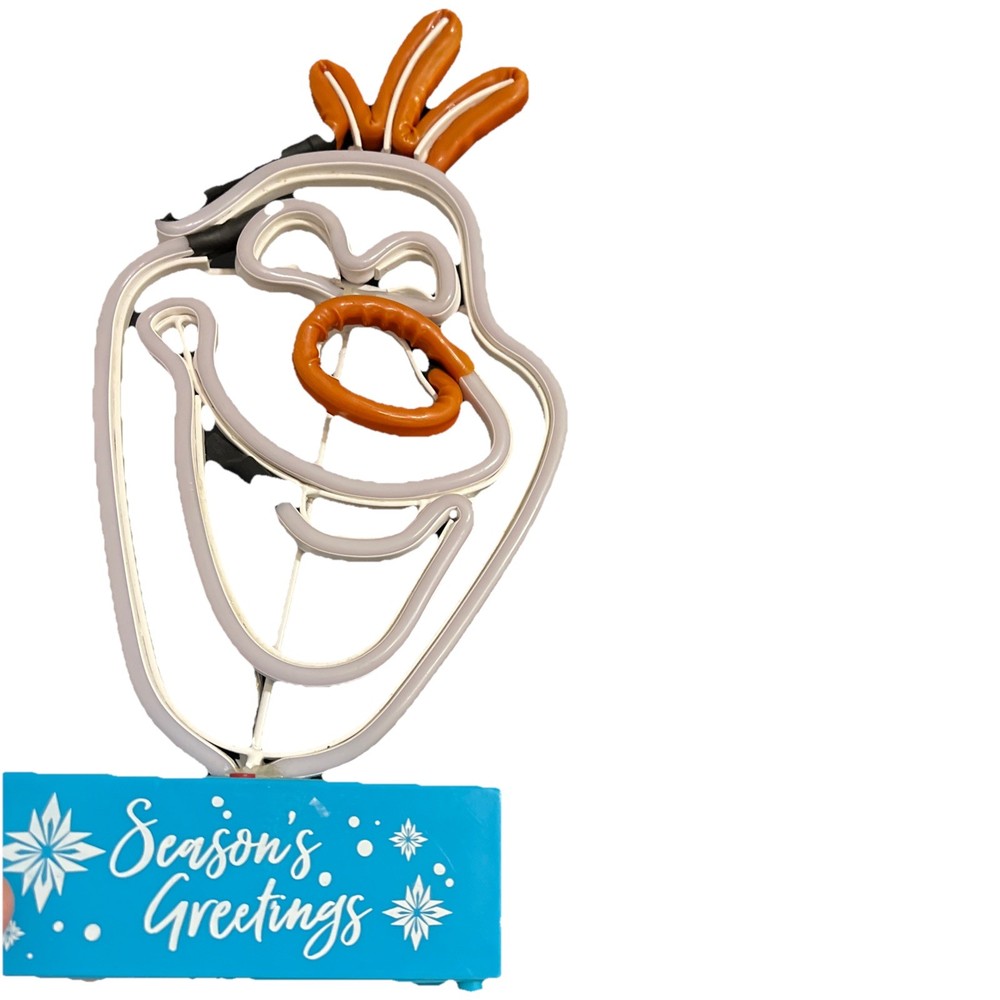 disney olaf light glo led light