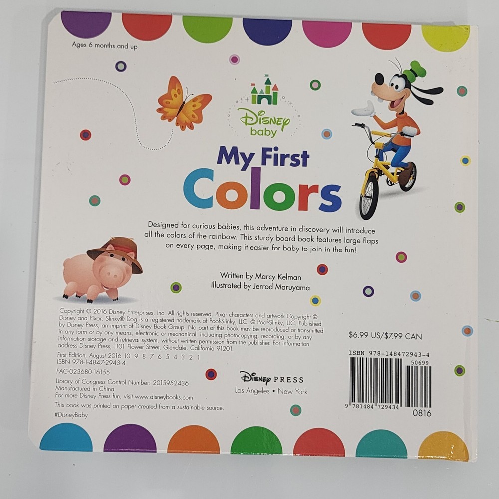 Disney Baby: My First Colors Book