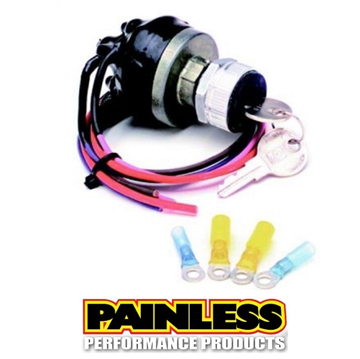 Painless Performance 80529 Universal Ignition Switch 30 Amps with Keys