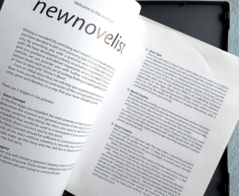 Start Writing Your Novel: Newnovelist ~2001 CD-ROM~ Creativity Software Tutorial