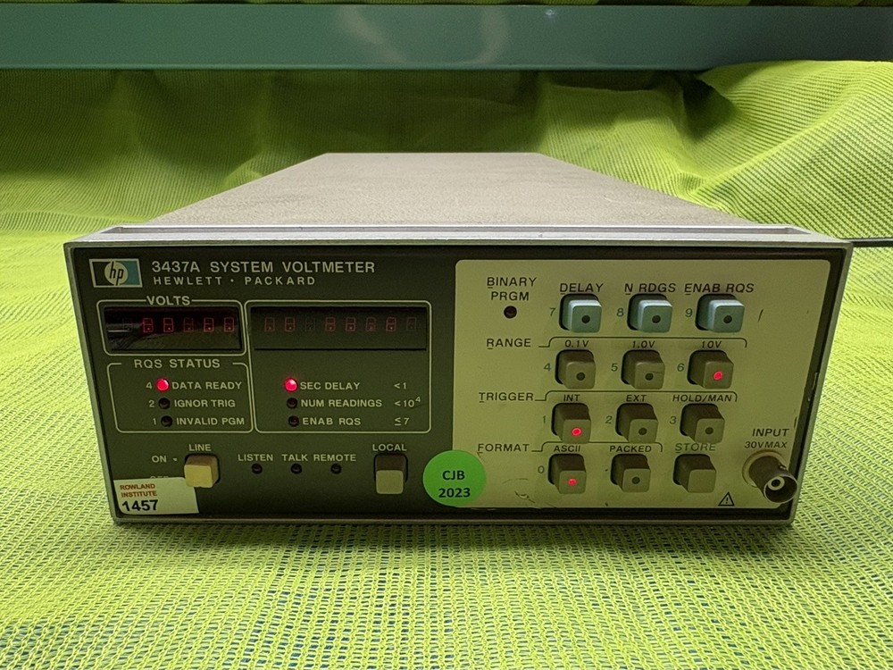 Hewlett Packard 3437A SYSTEM VOLTMETER