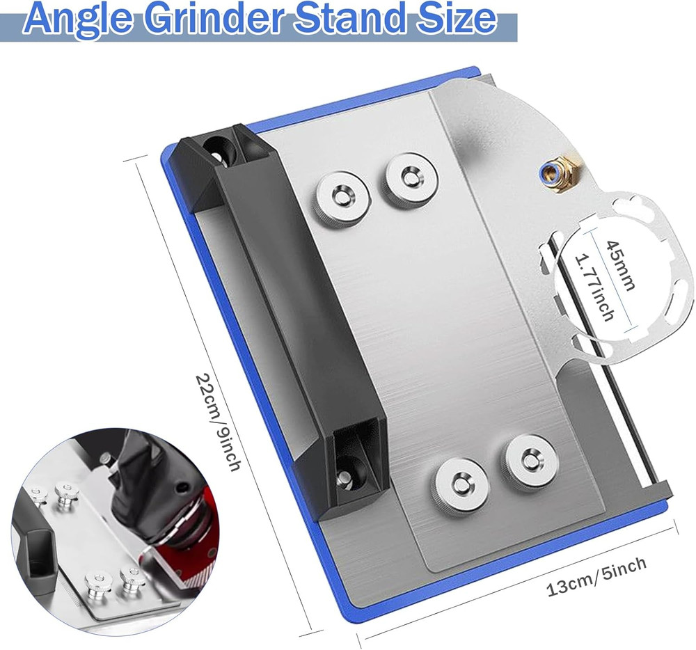 45 Degree Tile Chamfering Tool, Angle Grinder Stand for 45° Tile Cutting, Tile C