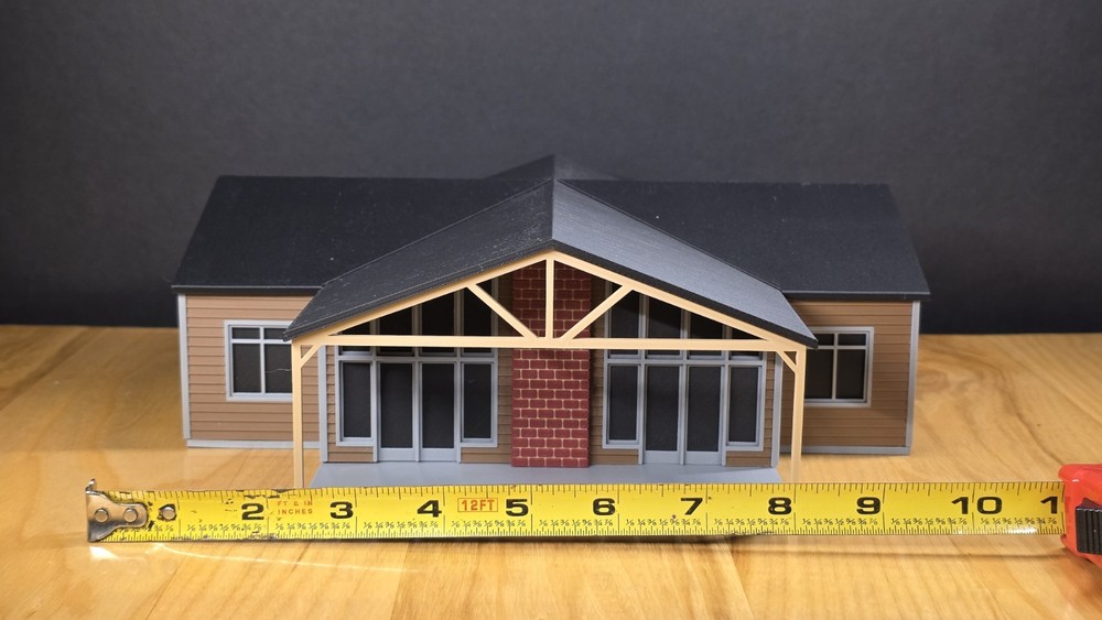 1/64 Scale House 3D Model