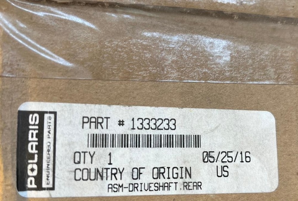 POLARIS #1333233 ASM-REAR DRIVESHAFT USA