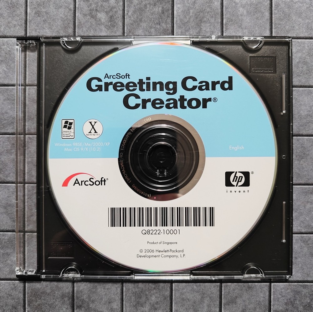 Arc Soft Greeting Card Creator - For Mac & Windows - DISC ONLY