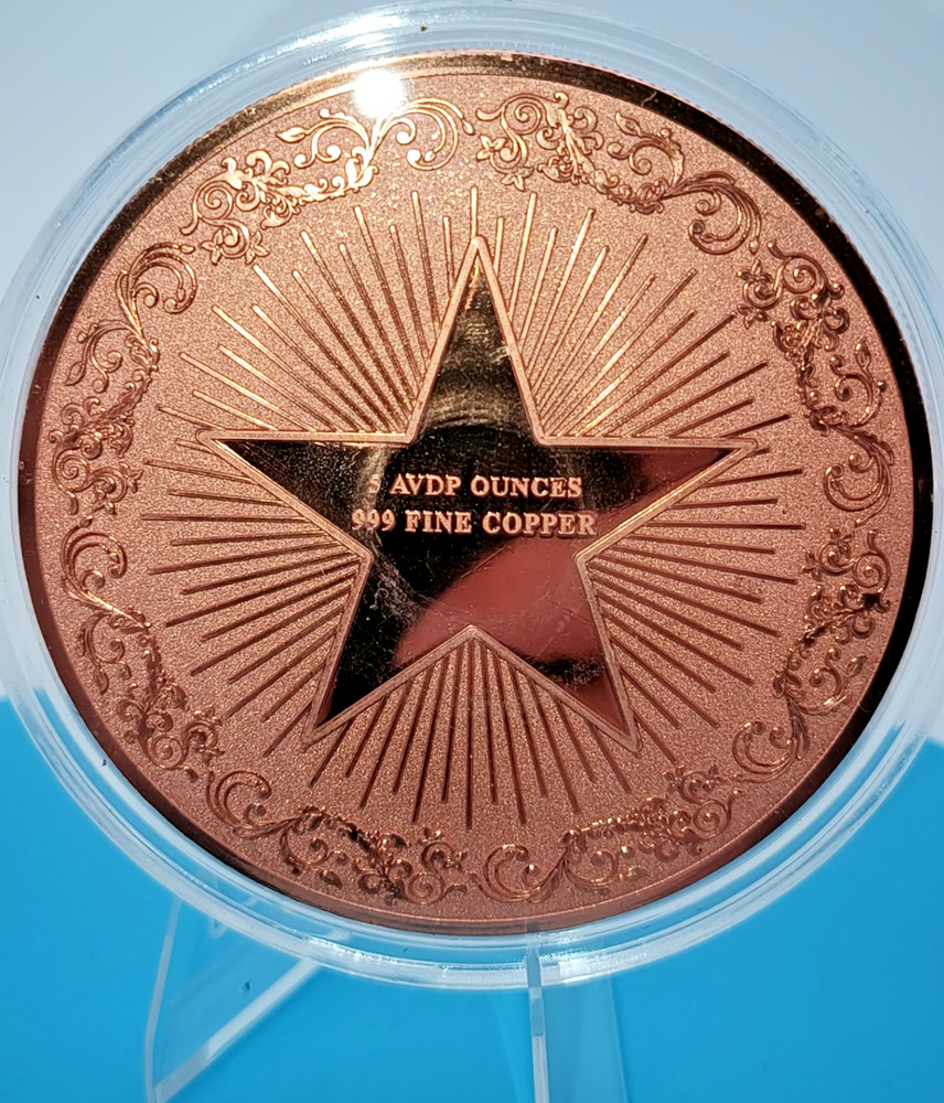 2026 STORM BEAR COLORIZED 5 OZ COPPER IN CAPSULE