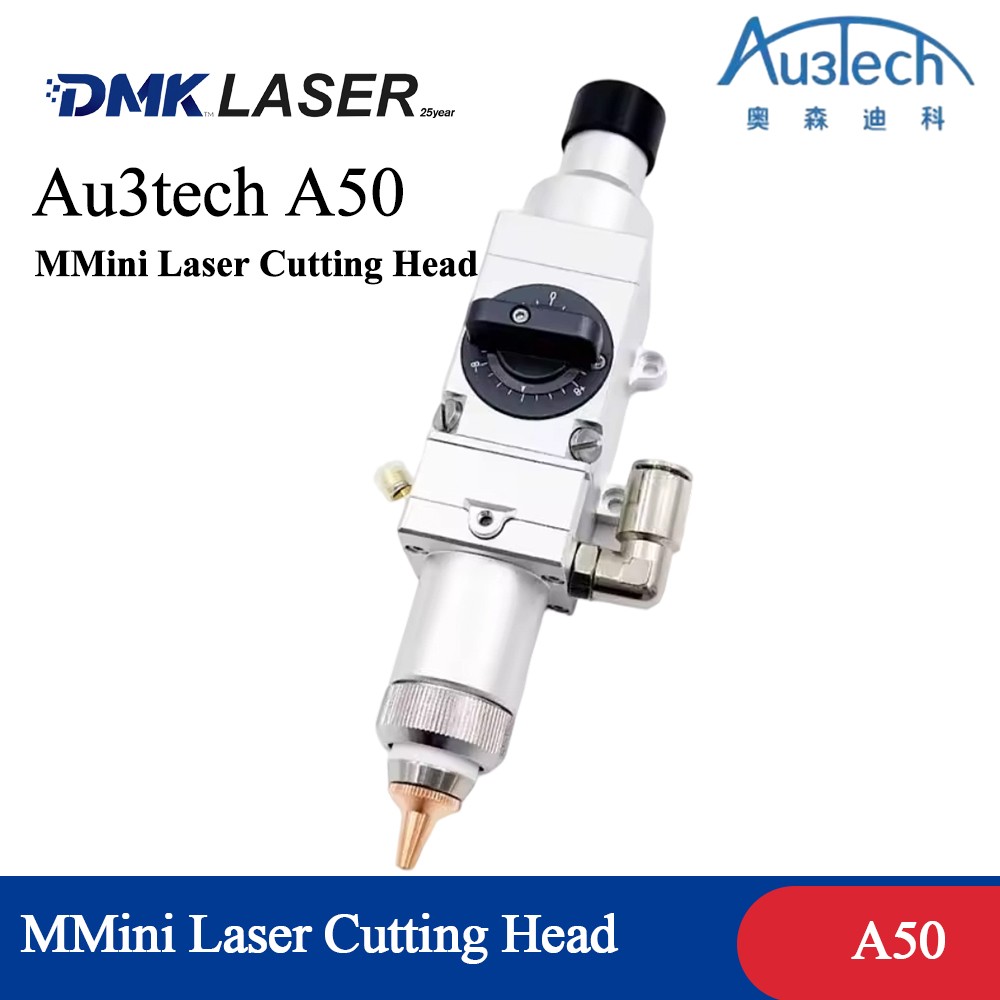 Au3tech A50M Mini Laser Cutting Head Desktop Small Cutter 2000W For Laser Source