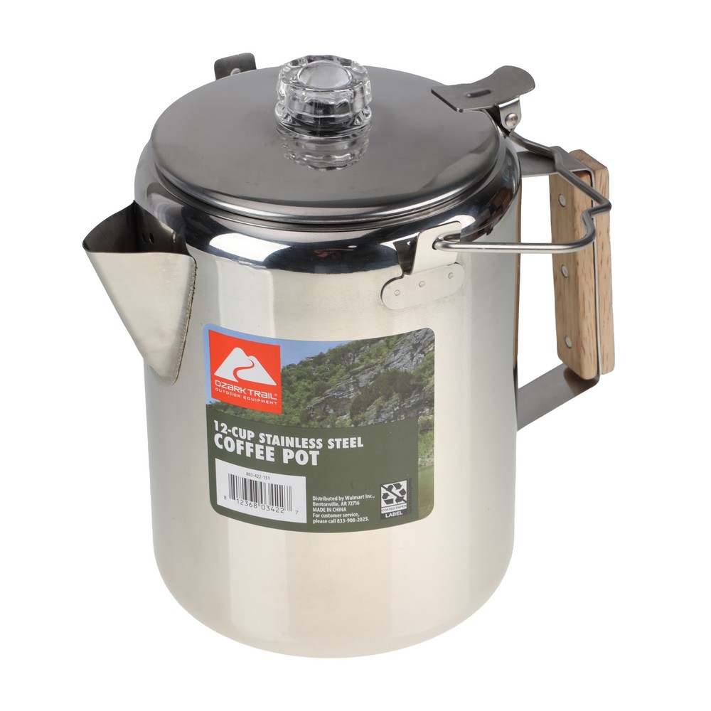 12-cup Stainless Steel Percolator