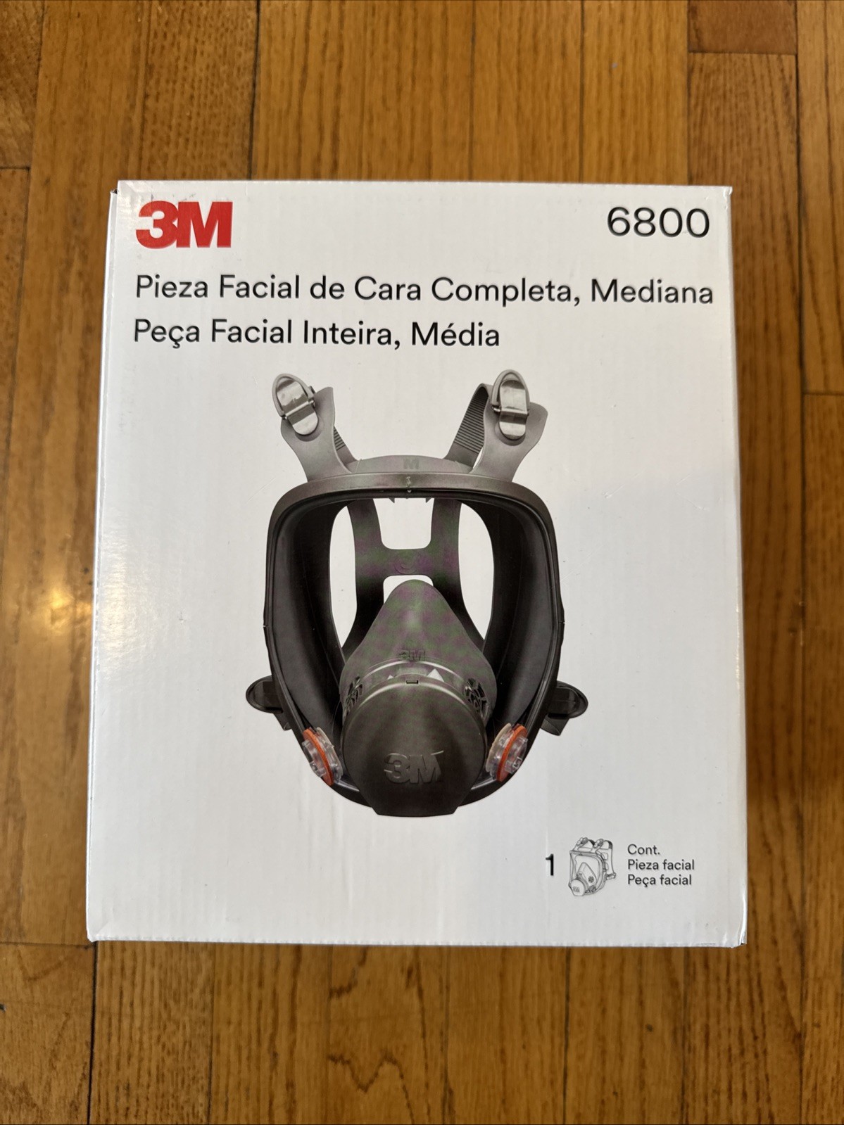 3M 6800 Full Facepiece Reusable Respirator Protection MEDIUM Med Seller In USA