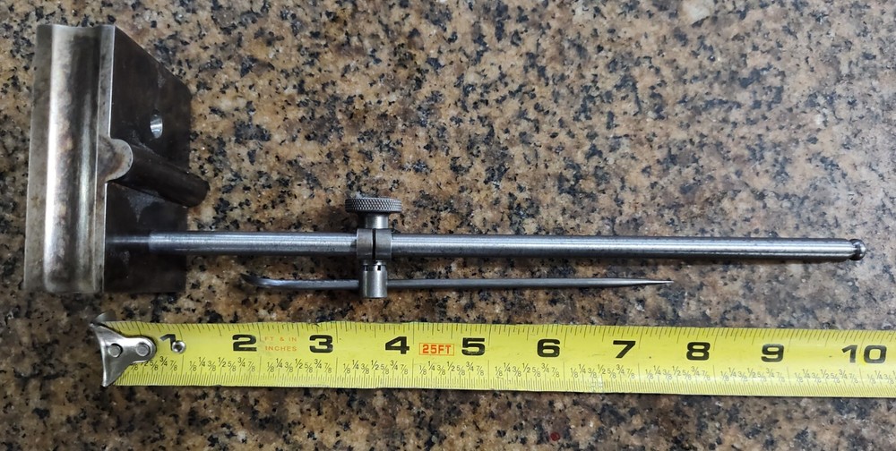 VINTAGE HARDENED 2-1/2 X 3" BASE INDICATOR STAND