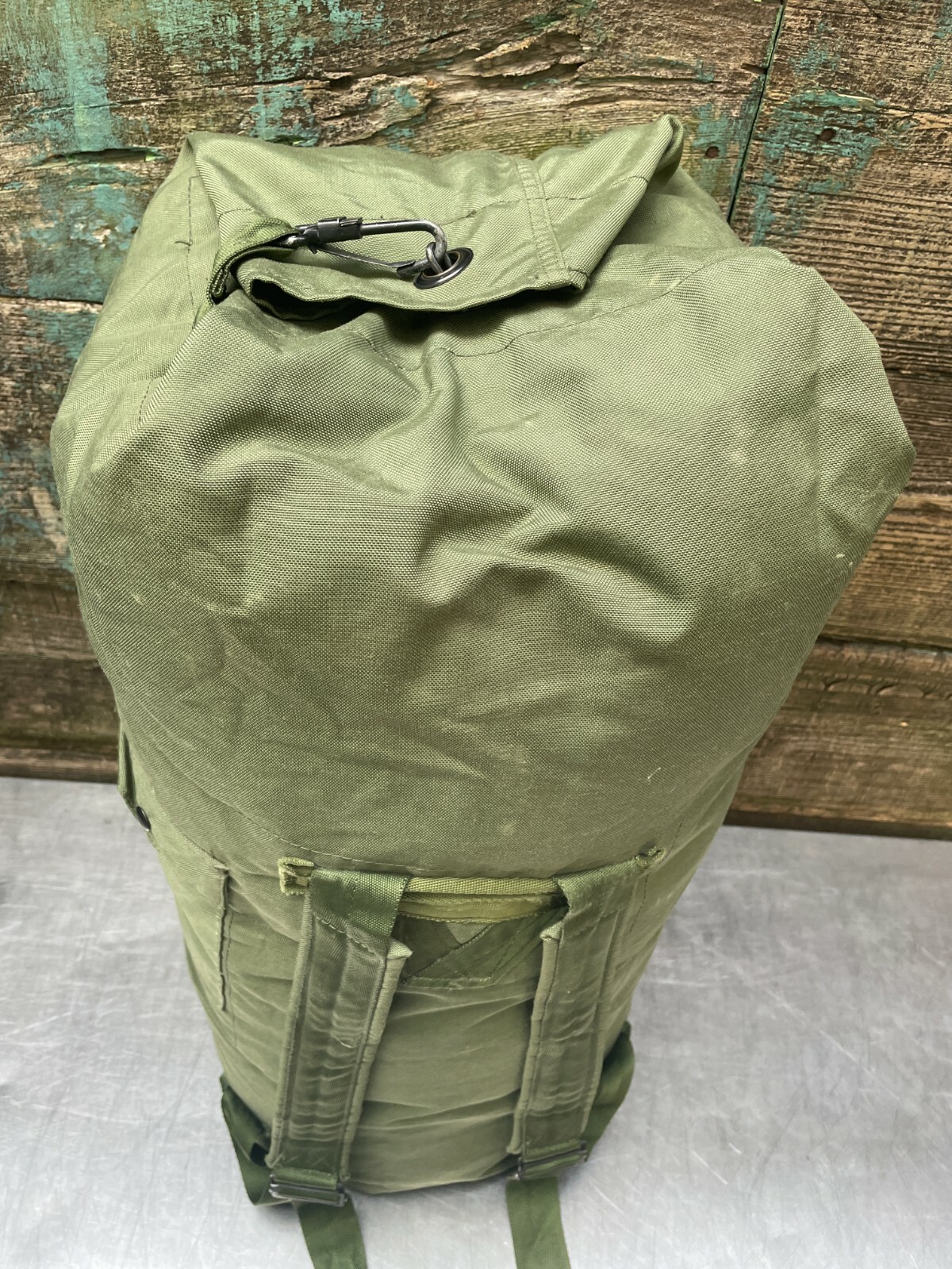 -NEW- US Military Army Duffle Duffel Bag, OD Green, HD Nylon, Top Load