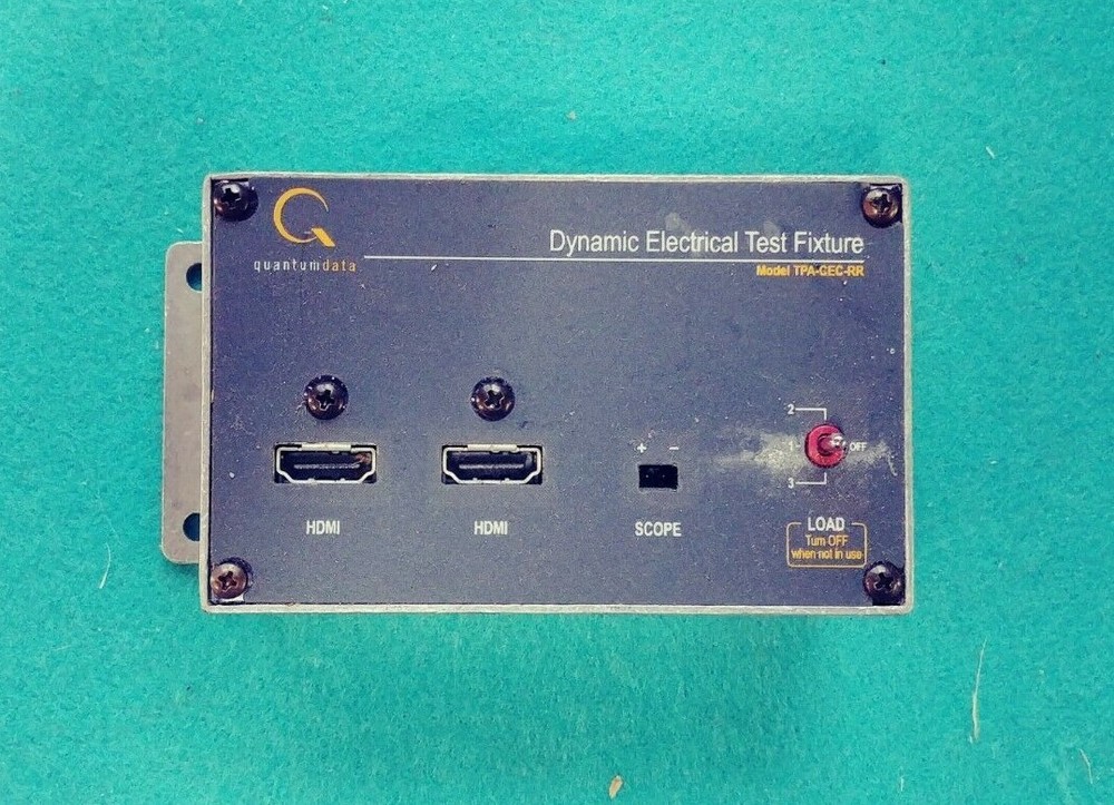 Quantumdata TPA-CEC-RR Dynamic Electrical Test Fixture 00-00193