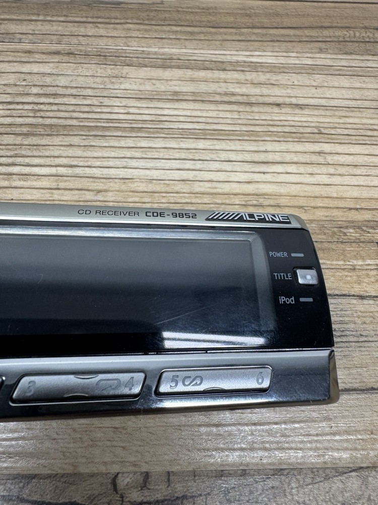 OEM Alpine CDE-9852 faceplate only