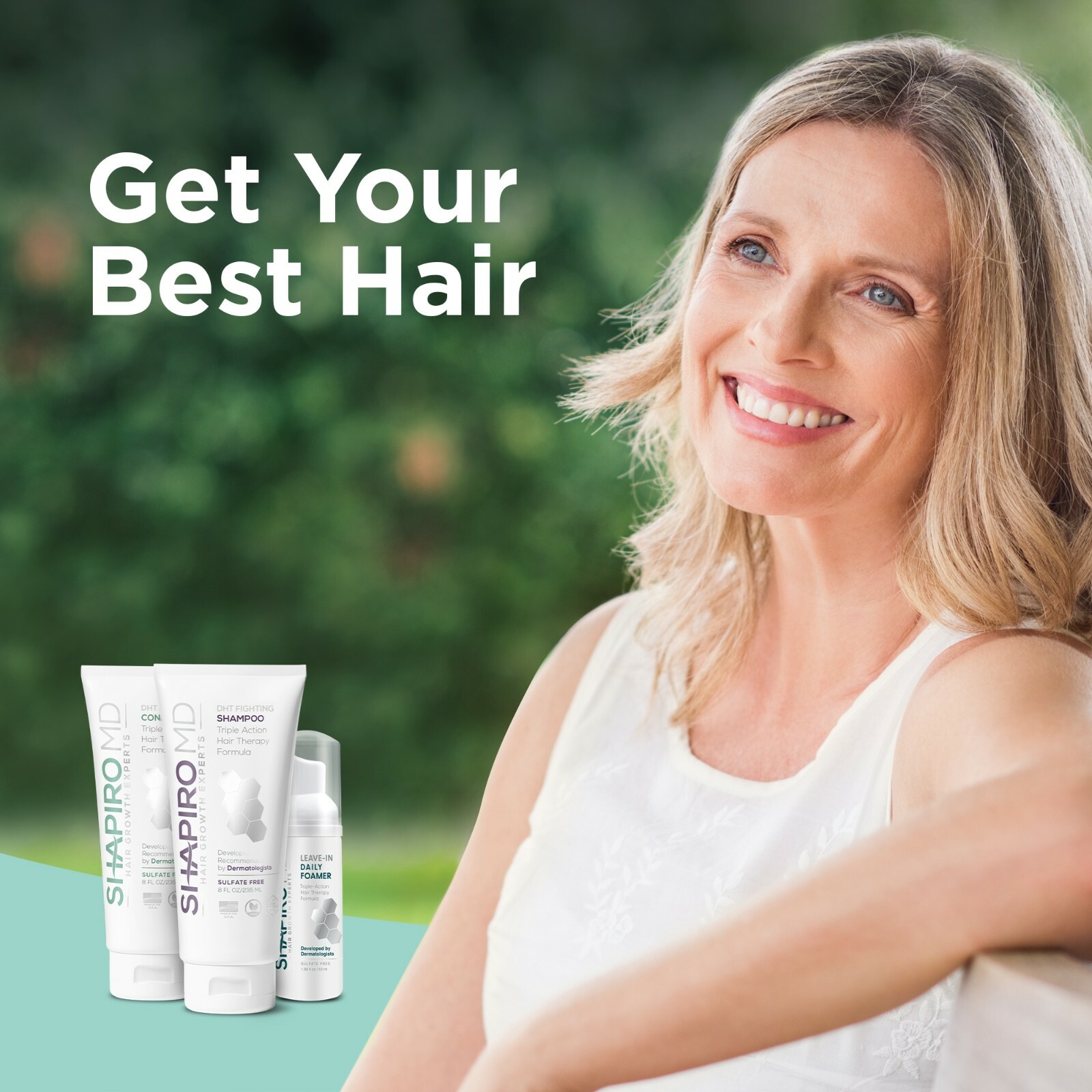 Shapiro MD Patented Hair Loss Kit for Thicker, Fuller, Healthier Hair