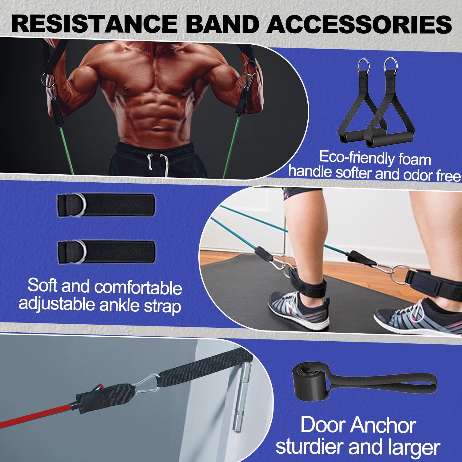 Resistance Bands,Exercise Bands,Grip Strength Trainer,Resistance Bands for Wo...