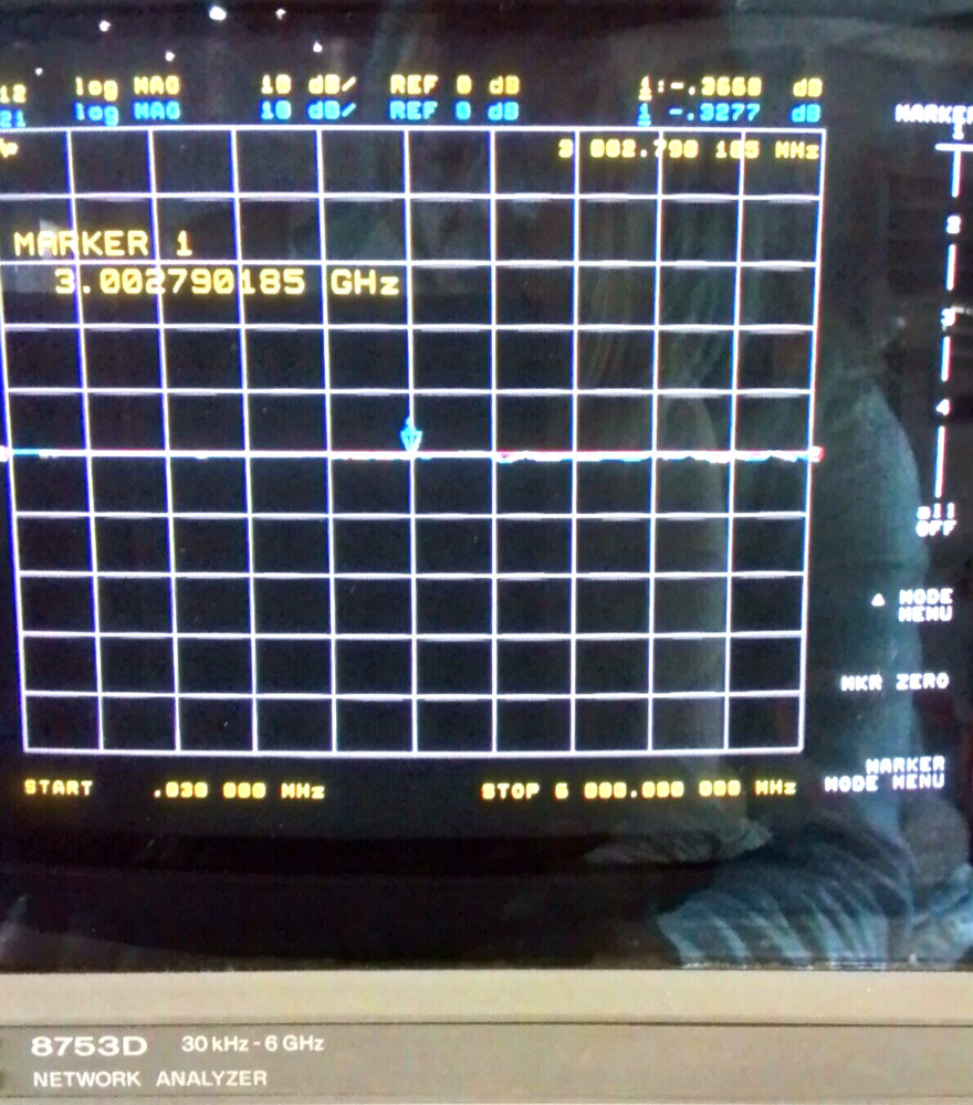 HP 8753D 006 010 30KHz-6GHz Vector Network analyzer