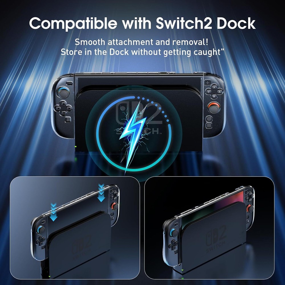 💯Switch 2 Case for Nintendo Switch 2(2025) Switch 2 TPU Protector Case Covers