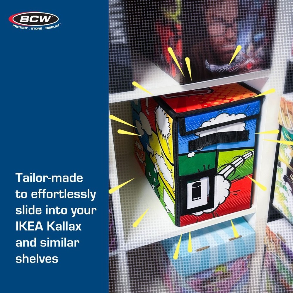 5 BCW POW Art Comic Book Foldaway Totes