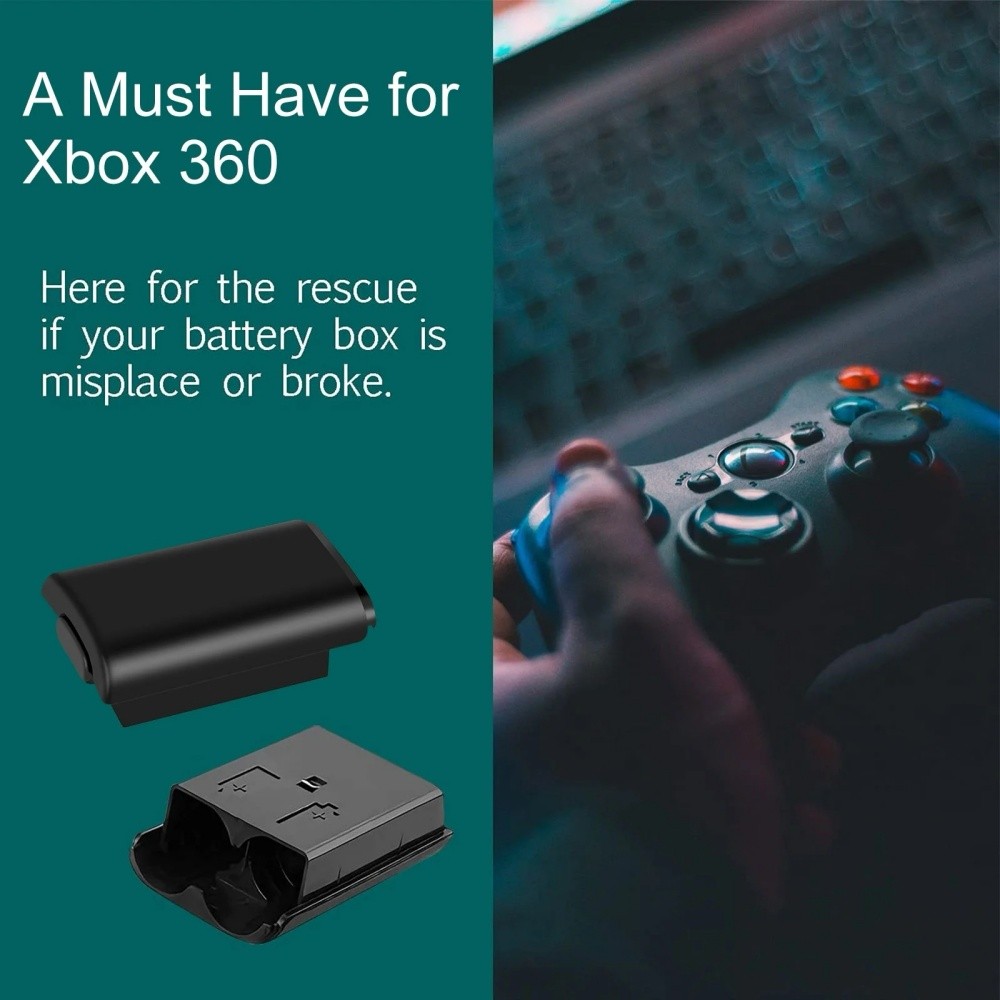 10PCS AA Battery Back Cover Case Shell Pack For Xbox 360 Wireless Controller USA