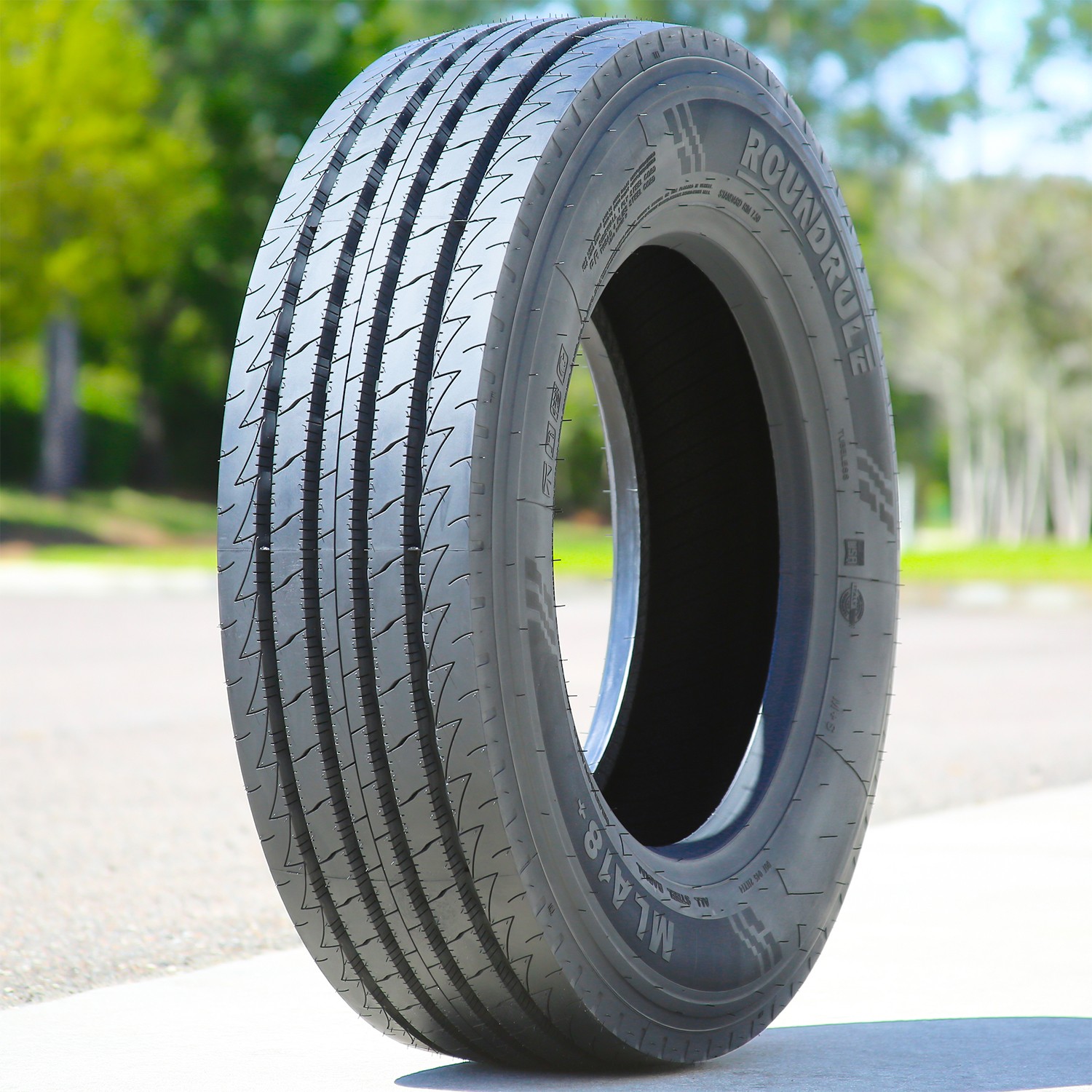 4 Tires Roundrule MLA18+ All Steel 245/70R19.5 H 16 Ply All Position Commercial