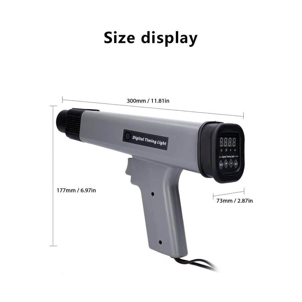 Digital Timing Light Automotive tool Inductive Ignition Stroke Petrol Engine Cwk