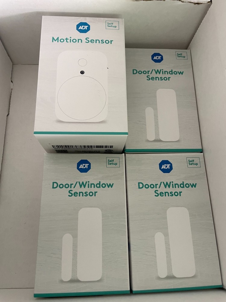 ADT+ Self Setup Alarm System + Door/Window and Motion Sensor + KEYPAD !