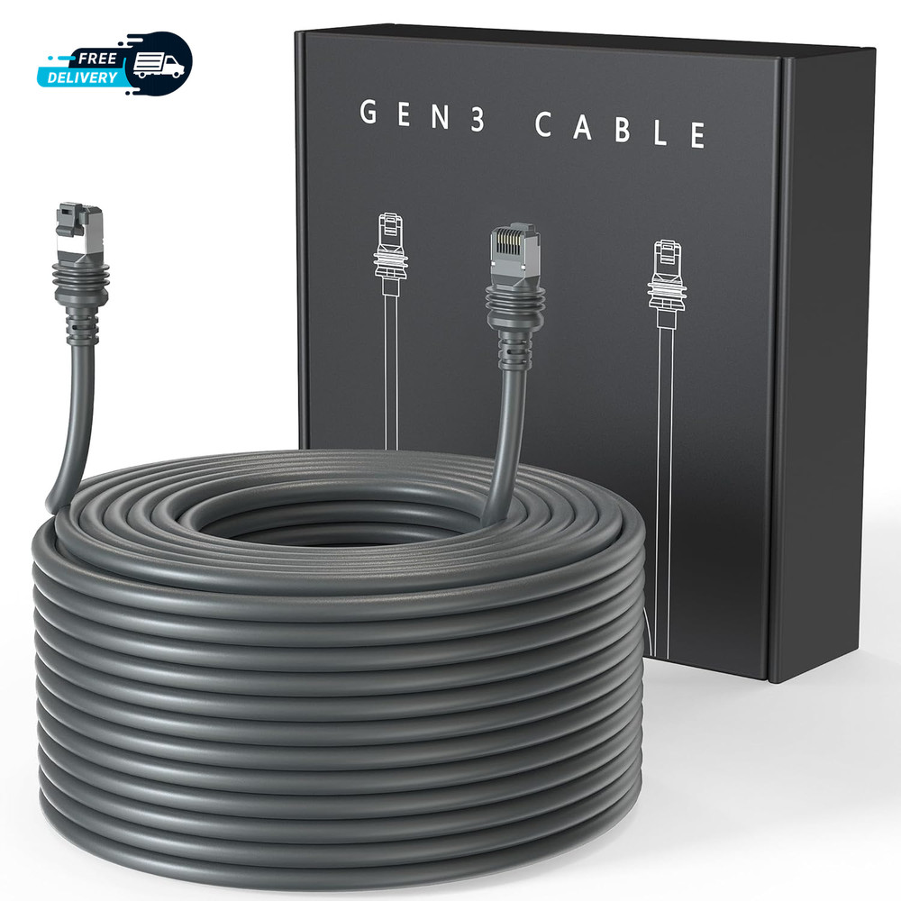 100FT/ 30M Starlink Gen 3 Cable for Starlink Standard Generation 3  Replacement