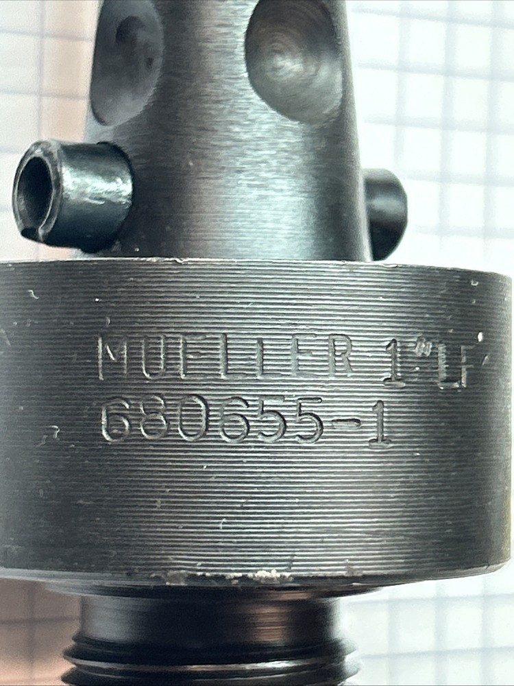 MUELLER 680655 1” Inserting Tool For Corporation Stop Outside Thread B-101 A3
