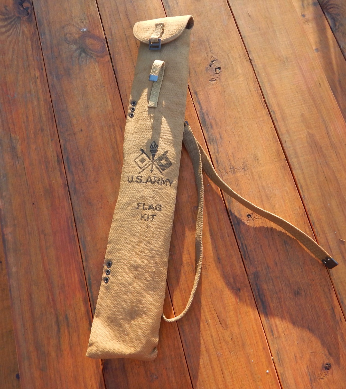 WWI US Army Signal Corps Flag Kit - IMMACULATE CONDITION!