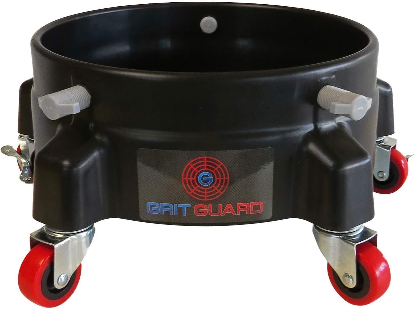 Spill Containment Bucket Dolly with 5 Swivel Wheels and Locking Feature