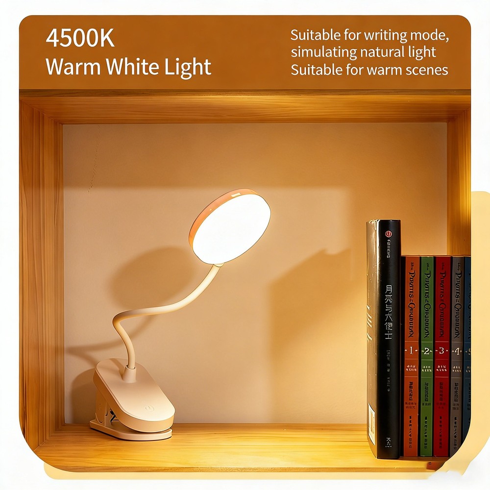 Dimmable LED Desk Light Touch Sensor Table Bedside Reading Lamp USB Rechargeable