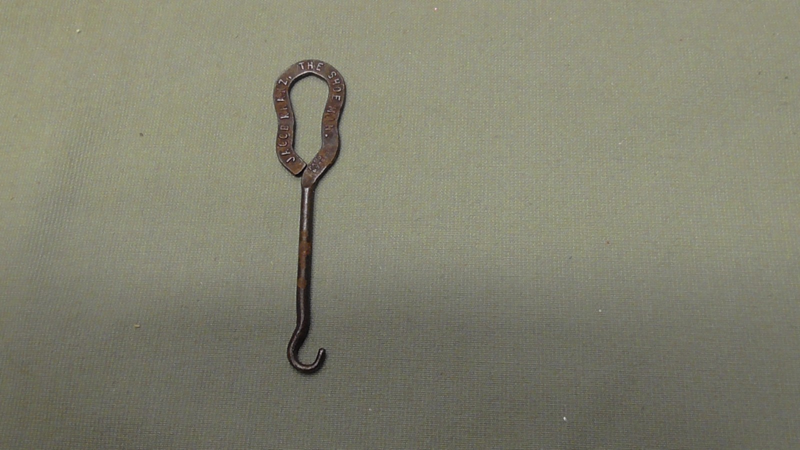 ANTIQUE SHOE BUTTON HOOK Jacob Kranz The Shoe Man
