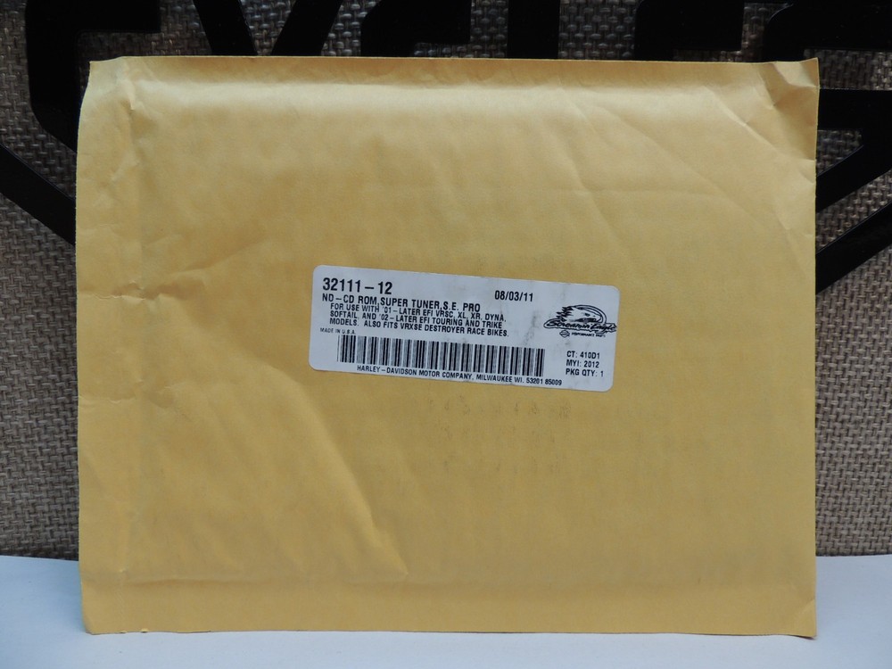 Genuine Harley Davidson Screamin' Eagle '01-12 EFI Super Tuuner S.E. Pro CD-ROM