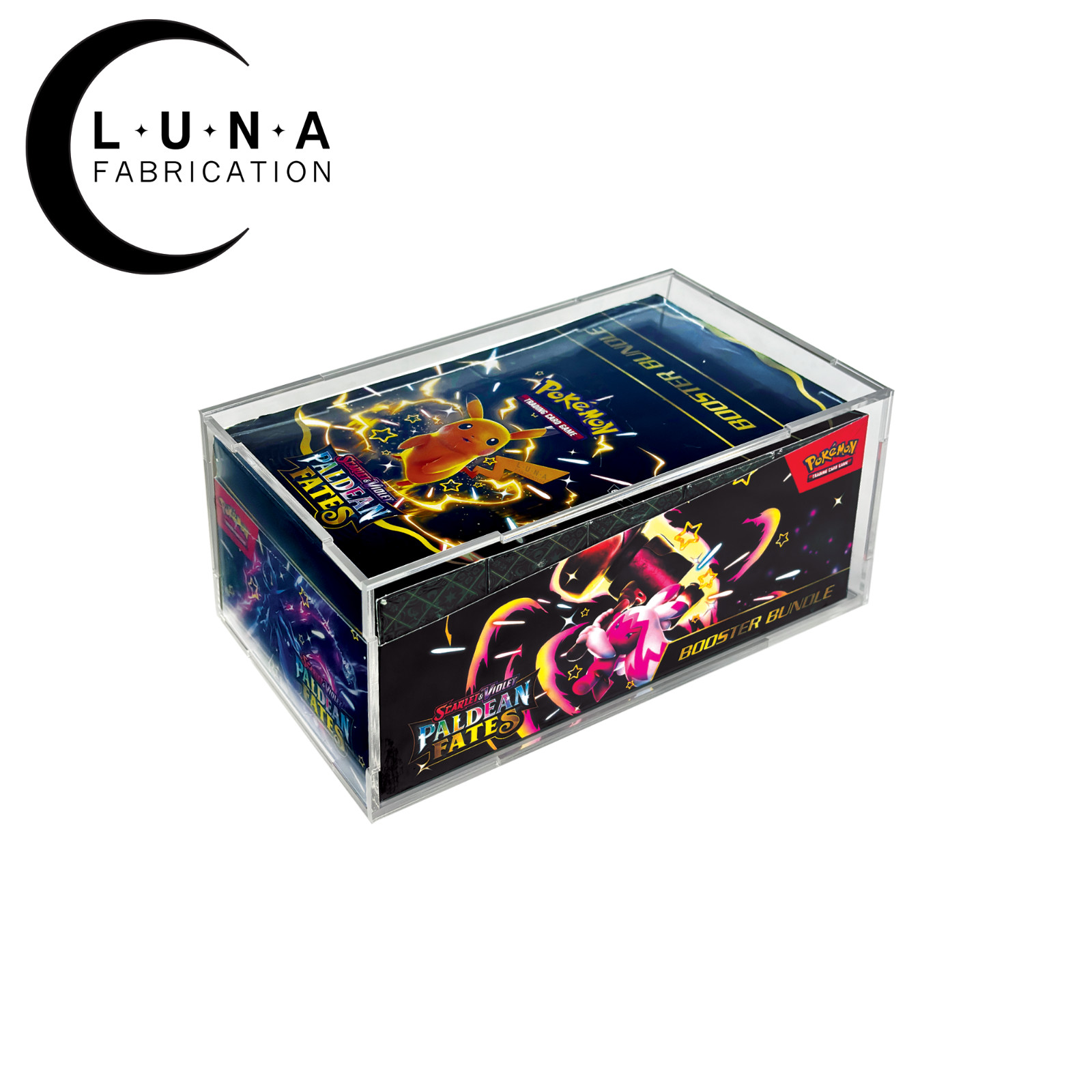 Acrylic Display Case for Pokemon Booster Bundle (Retail Case)