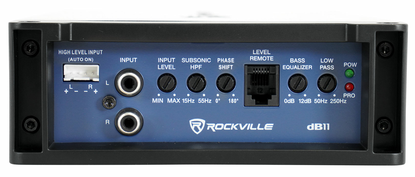 Rockville SK510 PACKAGE 10" 1200w Loaded K5 Car Subwoofer Enclosure+DB11 Amp