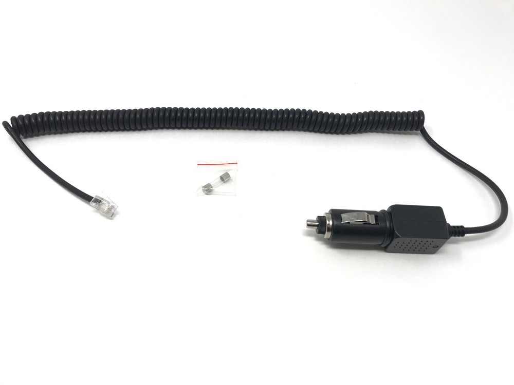 CAR Coiled Power Cord Replacement for Beltronics Vector V8 RADAR DETECTOR