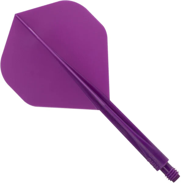 SOLID PURPLE CONDOR AXE DART SHAFT/FLIGHT COMBO STANDARD FLIGHT LONG SHAFT