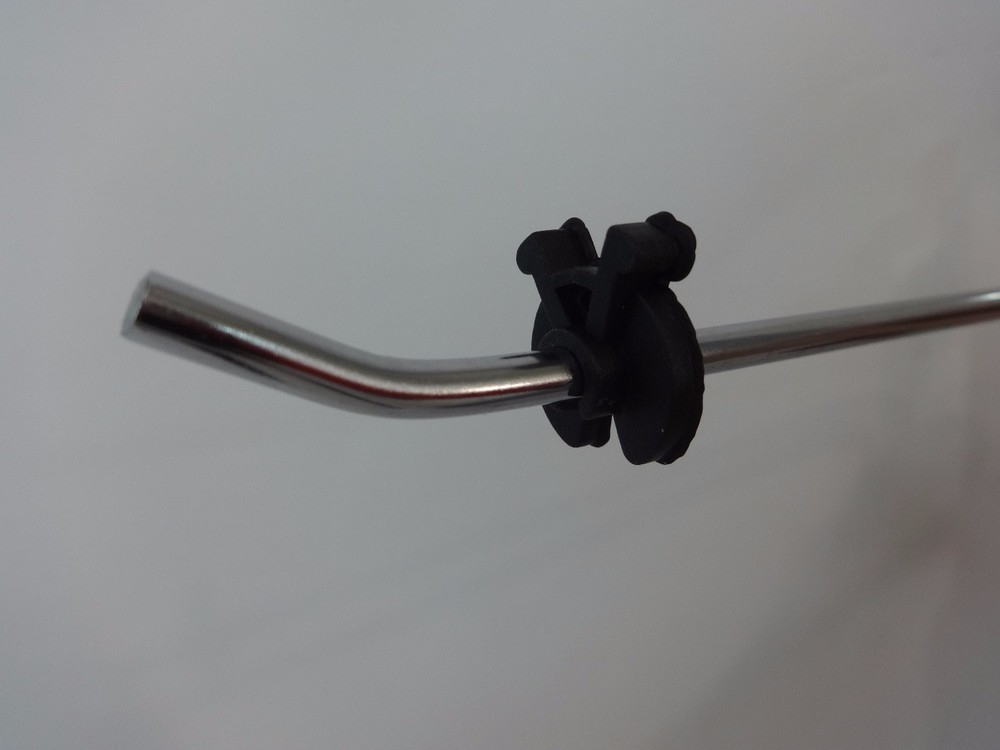 Qty. 50 Black Squeezable Inventory Control Clip Wire Grid Peg Hook