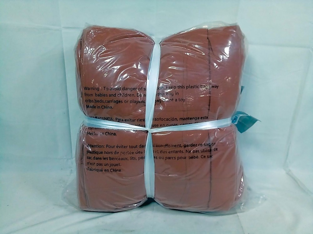 Bedsure Tufted Boho Comforter Set Queen Terracotta