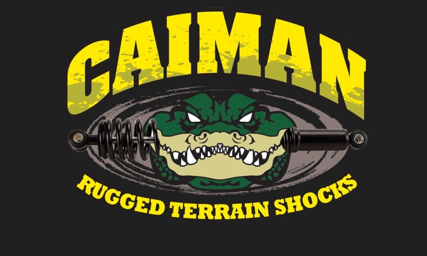 Caiman Rugged Rear Shocks for Suzuki King Quad 700 750 2005-2018, Adjustable