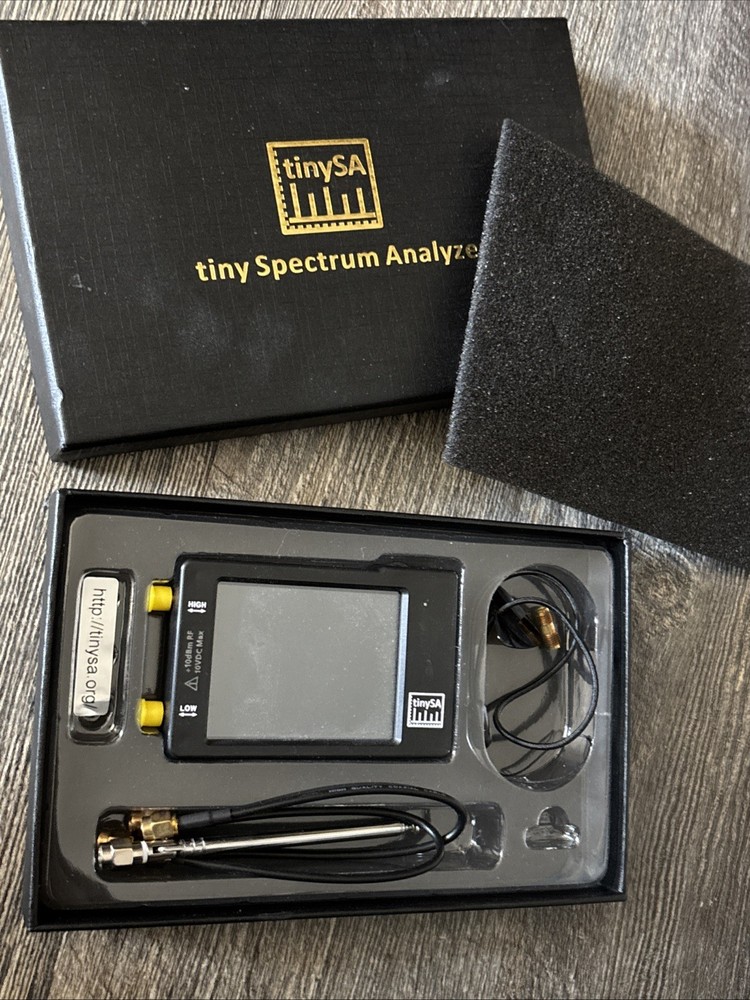 Tiny Spectrum Analyzer TinySA 100kHz-960MHz Portable Frequency Analyzer in Box