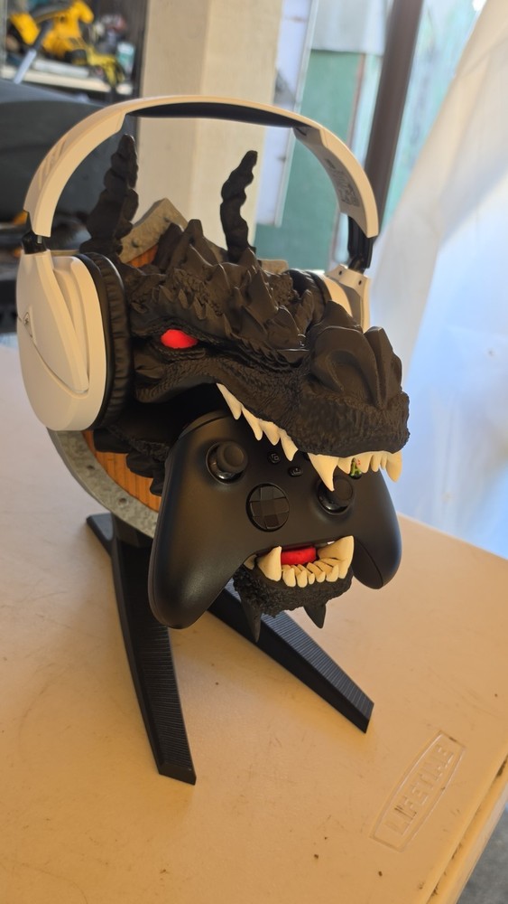 Dragon Controller Stand PS5, Xbox Headset Holder Gaming Setup