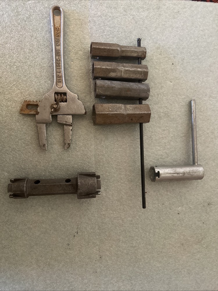 Miscellaneous plumbing wrenches