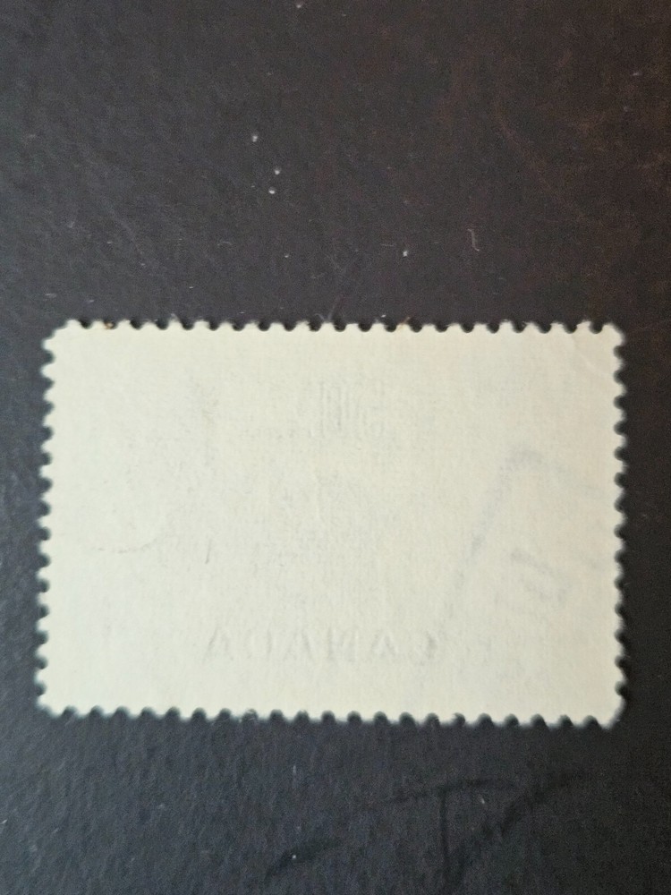 CANADA stamp ERROR - SCOTT#334i 50c Textile Industry used
