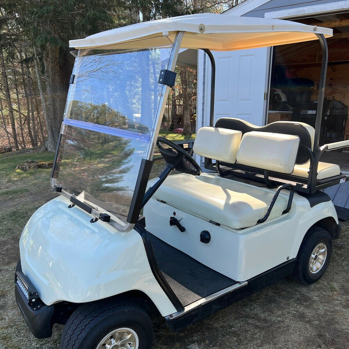 For Yamaha G14 G16 G19 Clear PC Windshield Folding 1995-2003 Golf Cart Part