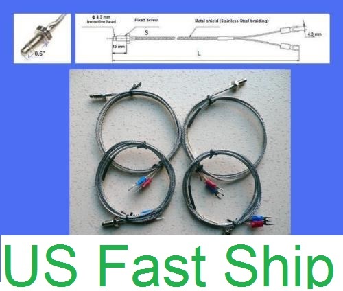lot 4 Pcs Type K Thermocouple Temperature Controller Sensor probe Screw Type