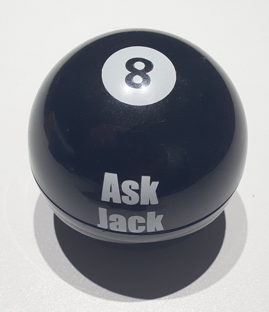 The Magic 8-ball. Used