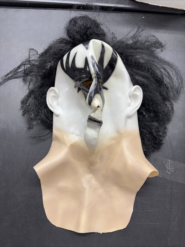 Kiss Band Gene Simmons Mask Cosplay Latex Mask Rock Party Costume Prop Vintage