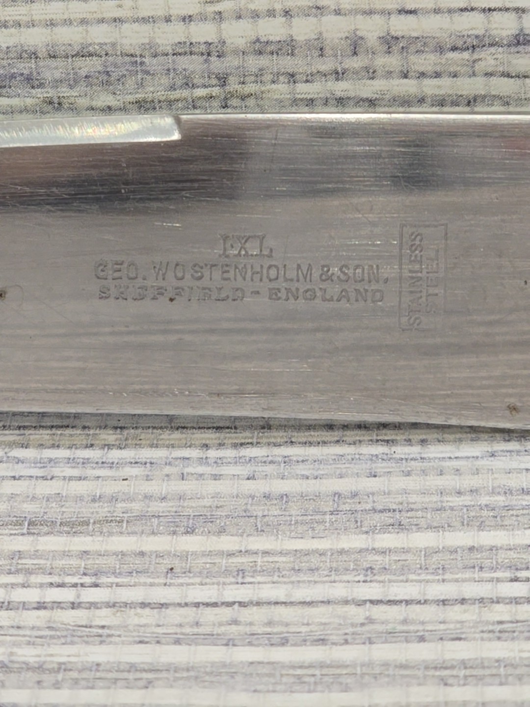 Geo Wostenholm & Sons Celebrated IXL Cutlery Knife Stag Handle Sheffield